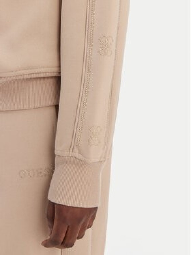 Guess Bluza V5BQ15 KCX22 Beżowy Regular Fit