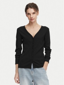 Calvin Klein Jeans Bluzka LV047G207G Czarny Regular Fit