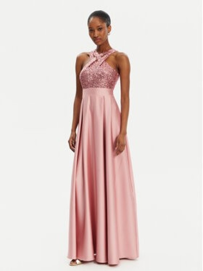 Rinascimento Sukienka wieczorowa CFC0122587003 Różowy Regular Fit