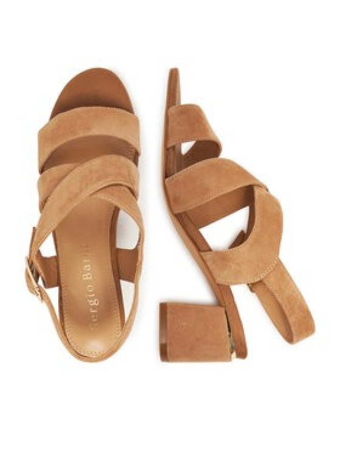 Sergio Bardi Sandały WYL4146-1Z-SB Brązowy