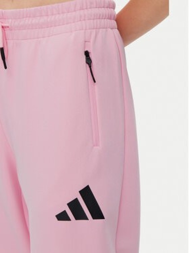adidas Spodnie dresowe Z.N.E. Barrel JC5410 Różowy Loose Fit