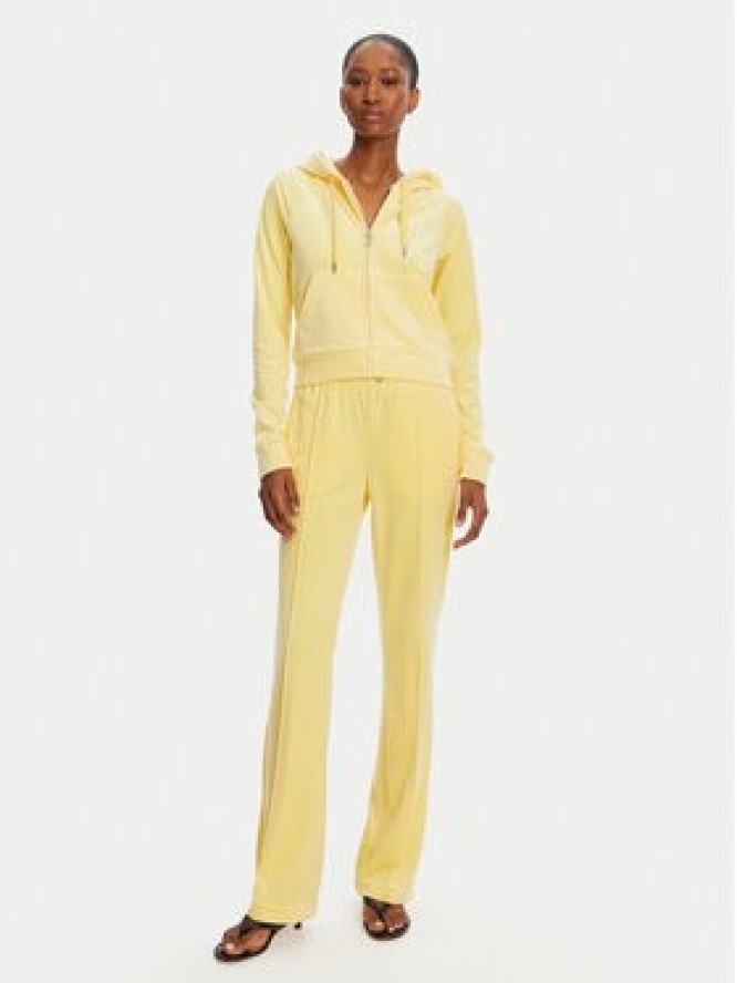 Juicy Couture Spodnie dresowe Tina JCAPW045 Żółty Regular Fit
