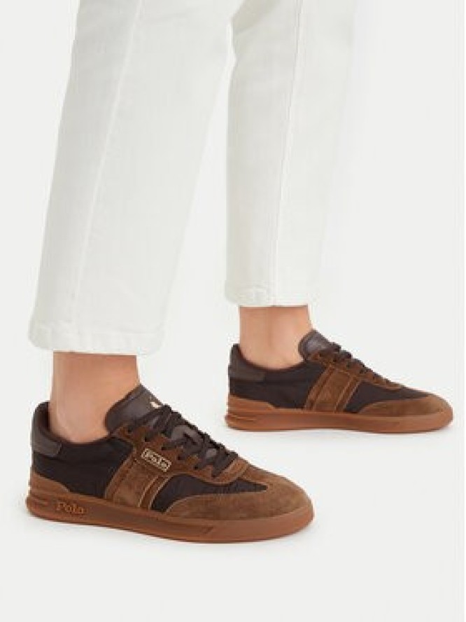 Polo Ralph Lauren Sneakersy 804P04919001 Brązowy