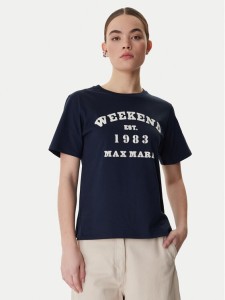 Weekend Max Mara T-Shirt Tenue 2615971051 Granatowy Regular Fit