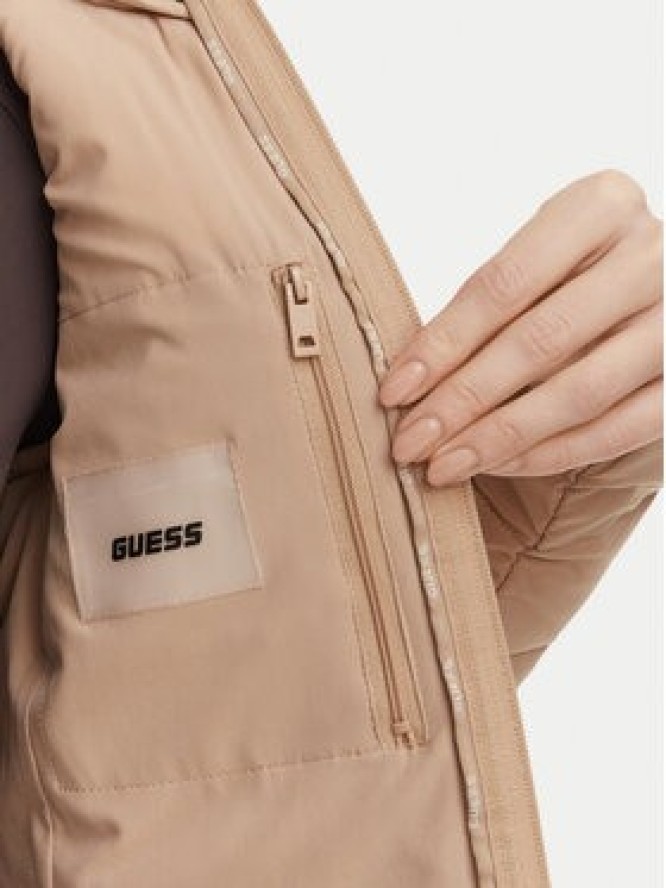 Guess Kurtka przejściowa V4YL04 WF3X0 Beżowy Regular Fit