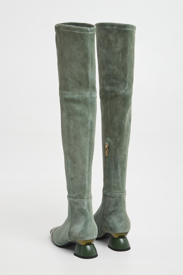 Kozaki maxi skórzane BALDININI