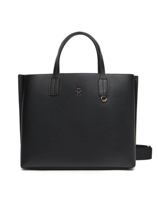 Tommy Hilfiger Torebka Th Distinct Satchel AW0AW17463 Czarny
