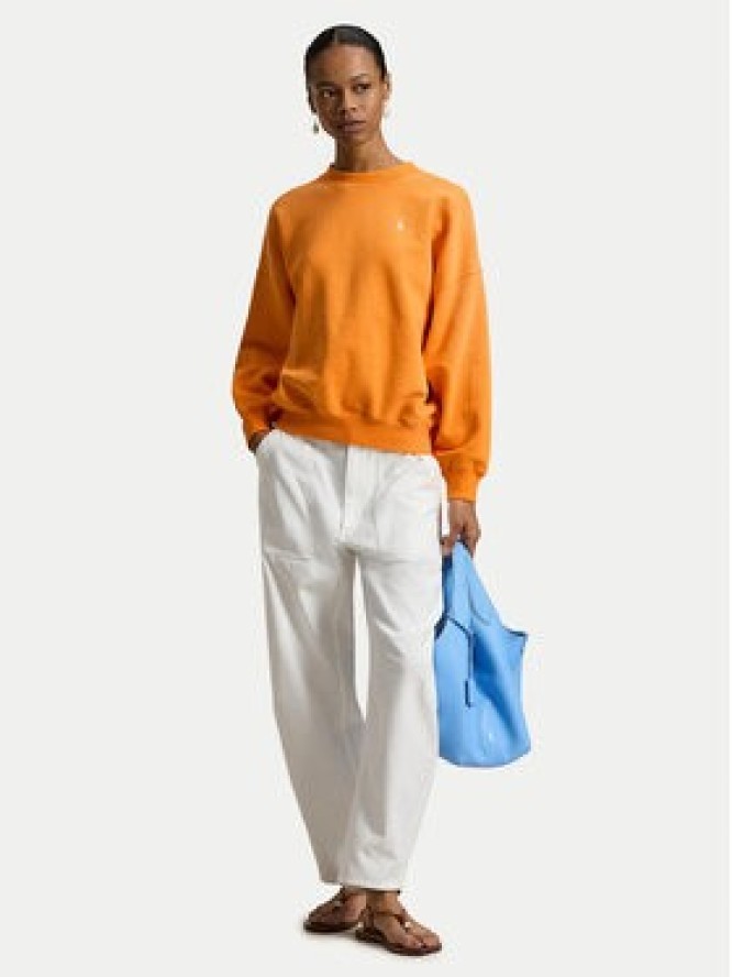 Polo Ralph Lauren Bluza 211965111500 Pomarańczowy Oversize