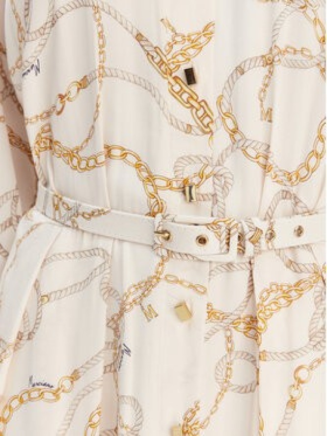 Marciano Guess Sukienka koszulowa 6RGT3 37439A Écru Regular Fit