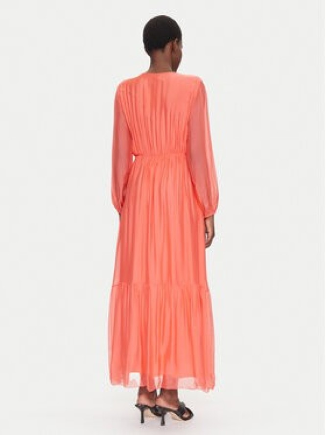 Dixie Sukienka letnia A207W050 Koralowy Regular Fit