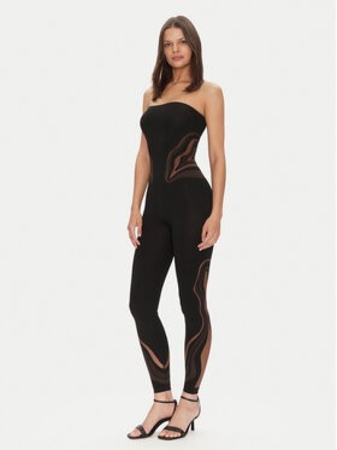 Wolford Kombinezon Venus 57177 Czarny Slim Fit