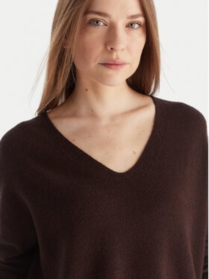 Kontatto Sweter 3M0842C Bordowy Relaxed Fit