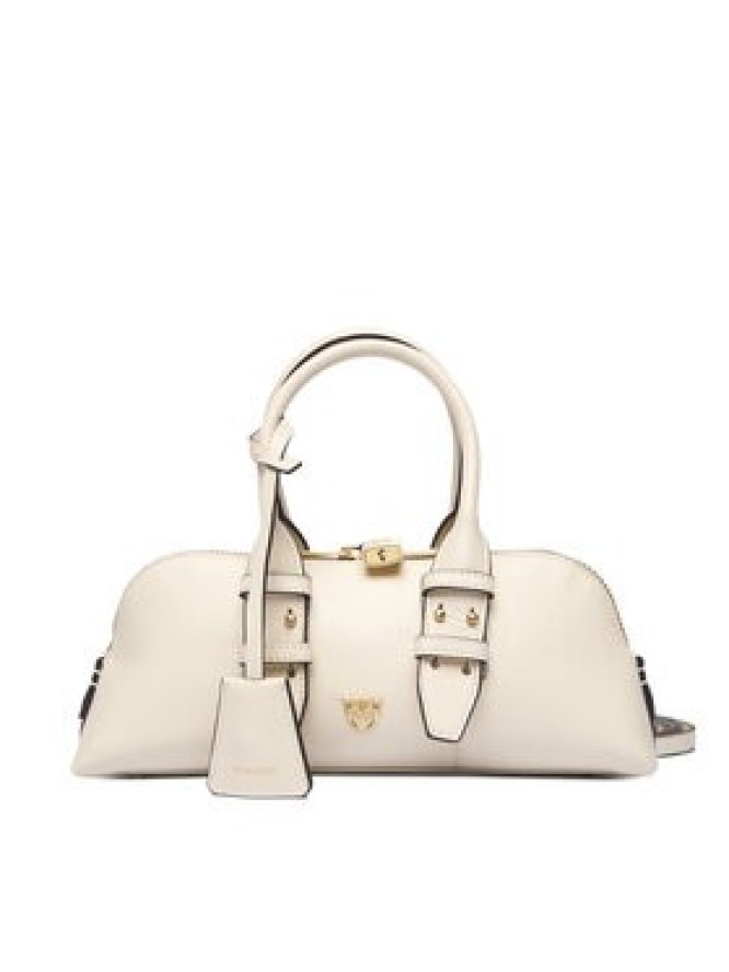 PINKO Torebka Bowling Bag Baguette AI 25-26 PLTT 105334 A0QO Écru