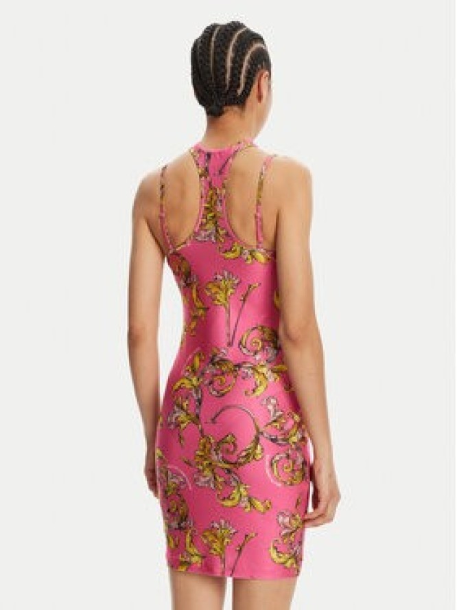 Versace Jeans Couture Sukienka koktajlowa 78HAO914 Różowy Slim Fit