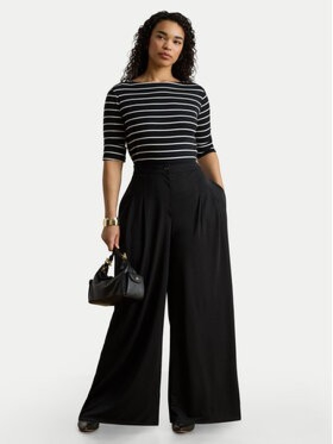 LAUREN RALPH LAUREN Spodnie materiałowe Chabrell 200980217001 Czarny Wide Leg