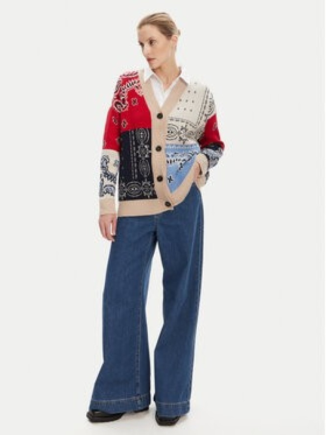 Weekend Max Mara Kardigan Baobab 2525346051 Kolorowy Relaxed Fit