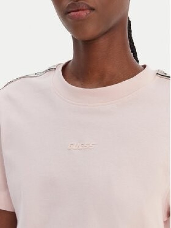 Guess T-Shirt V3RI08 I3Z14 Różowy Relaxed Fit