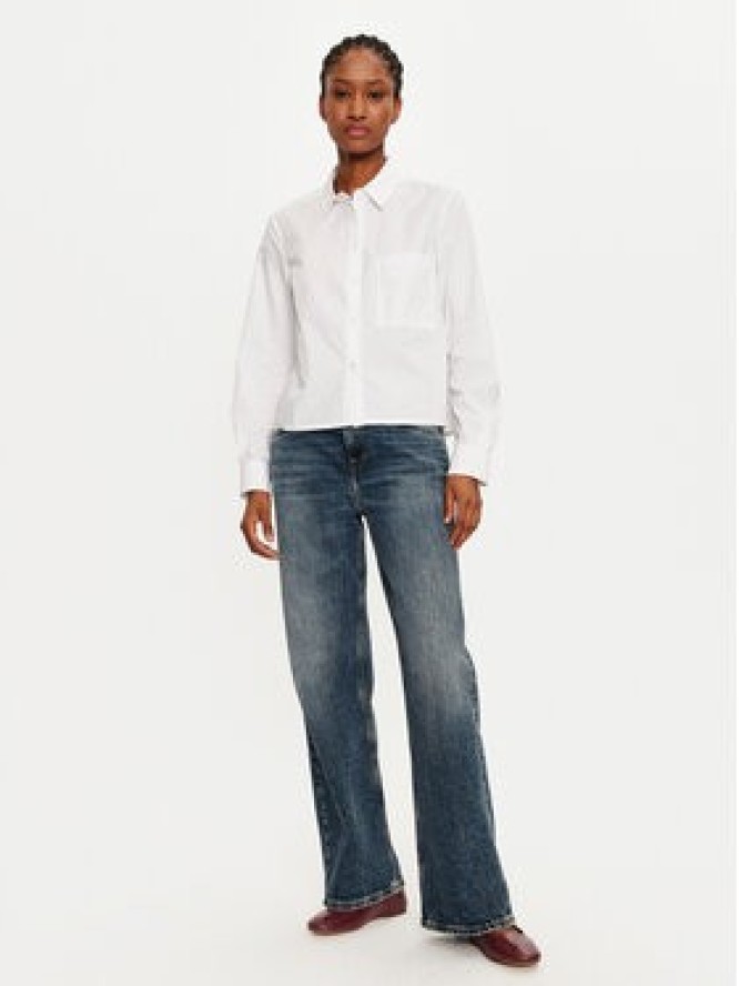 OUI Koszula 89529 1340707 Biały Regular Fit