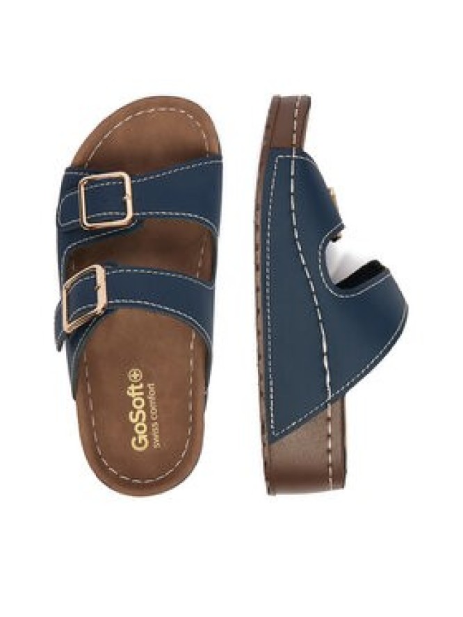 Go Soft Klapki CEO-W21202 Granatowy