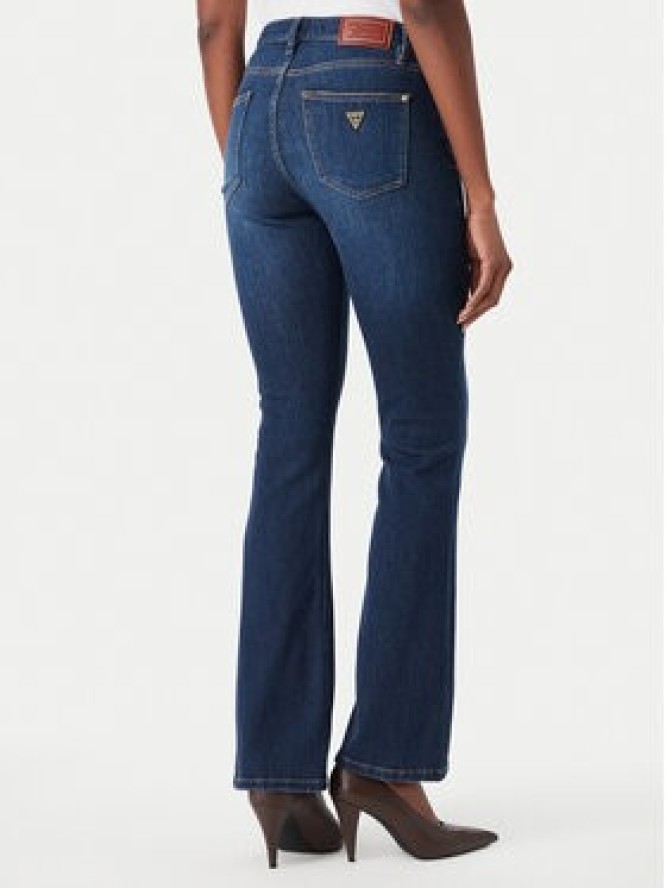 Guess Jeansy W6YA0L D1335 Granatowy Boot Fit