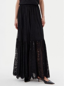 Herskind Spódnica maxi 5577204 Czarny Regular Fit