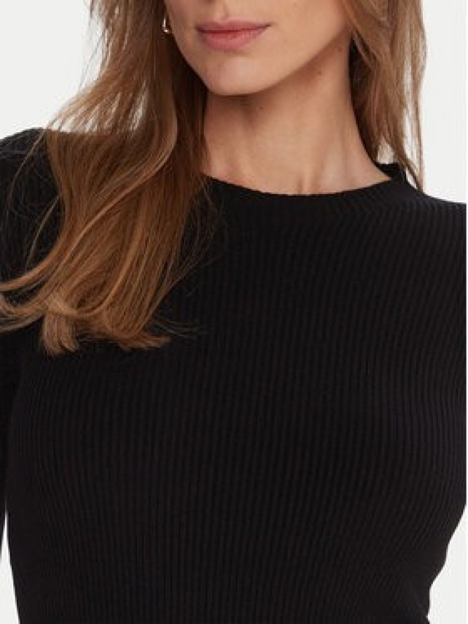 Kontatto Sweter 3M0809C Czarny Slim Fit