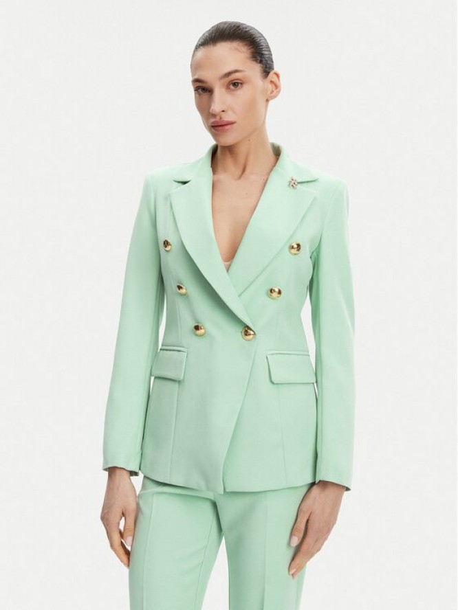 Maryley Marynarka 25EB139/43SP Zielony Regular Fit