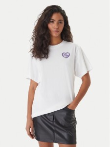 HUGO T-Shirt Vintage 50560770 Biały Regular Fit