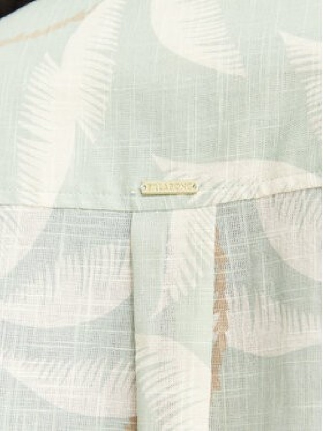 Billabong Koszula Beach Side 24B041501 Zielony jasny Relaxed Fit