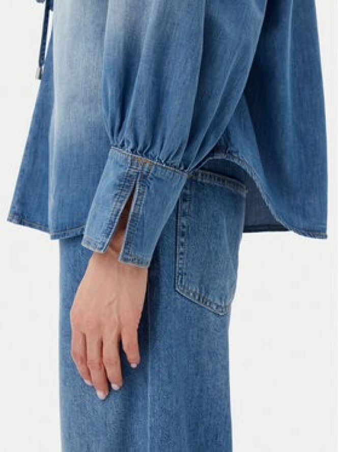 PINKO Bluzka 104630 A2DT Niebieski Relaxed Fit