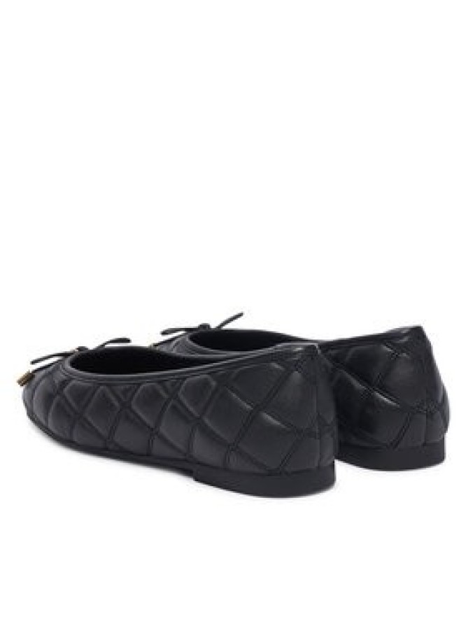 Tommy Hilfiger Baleriny Charm Quilted Ballerina FW0FW09503 Czarny