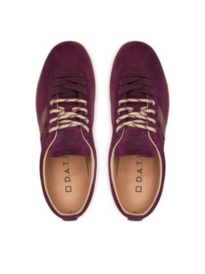 D.A.T.E. Sneakersy Prima W451-PR-SD Bordowy