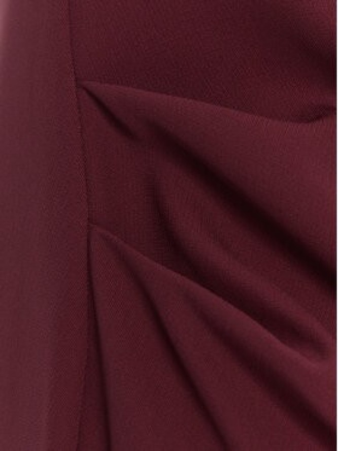 Rinascimento Sukienka wieczorowa CFC0020094002 Bordowy Slim Fit