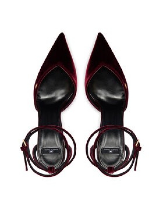 Elisabetta Franchi Szpilki SA-74L-57E2-EA4 Bordowy