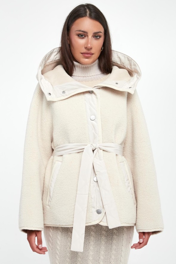 Kurtka damska z kapturem Capperi PINKO