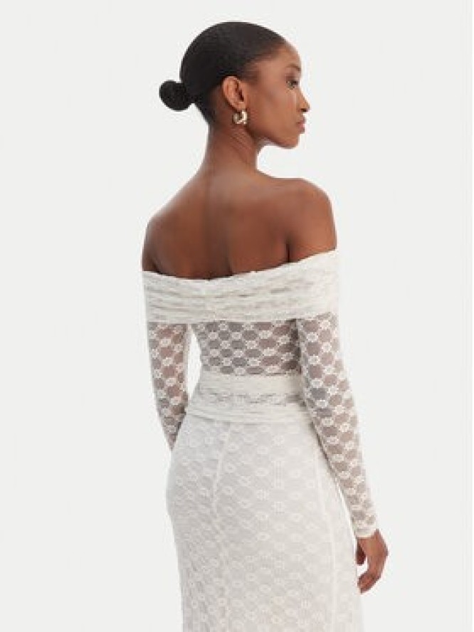 Bardot Bluzka 59742TB Biały Regular Fit