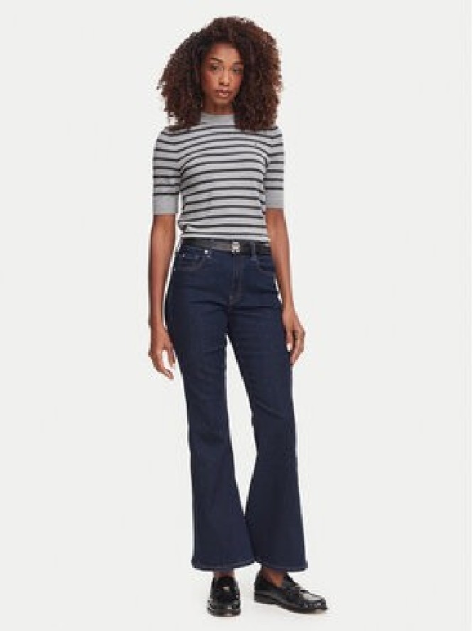 Tommy Hilfiger Jeansy Luna WW0WW52185 Granatowy Flare Fit