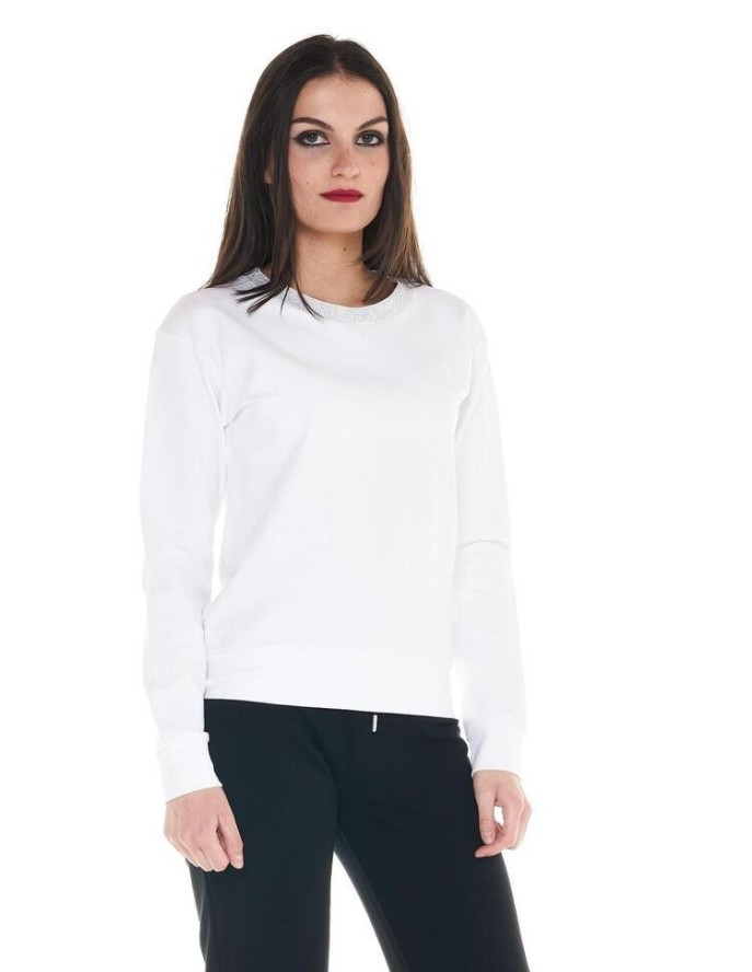 Damska bluza z okrągłym dekoltem Cristal Shine