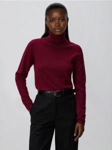 Golf z wiskozą - bordowy