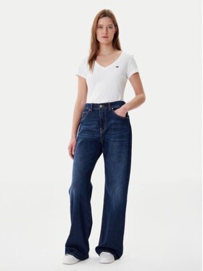 Mustang T-Shirt Beverly 1016517 Biały Slim Fit