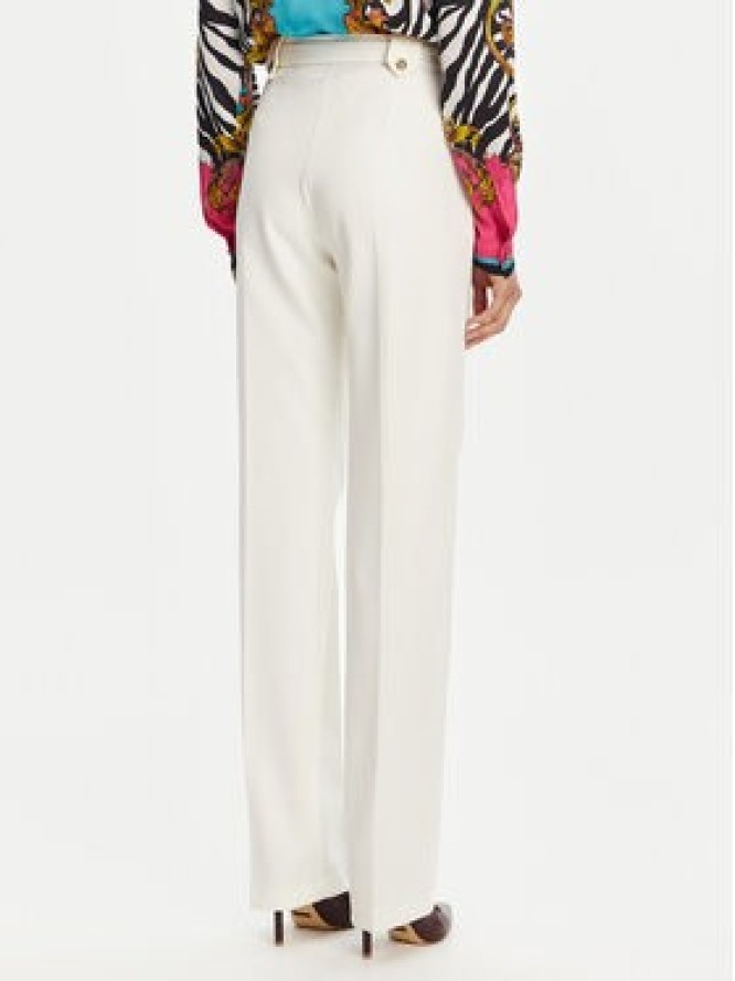 Versace Jeans Couture Spodnie materiałowe 78HAA111 Biały Straight Fit