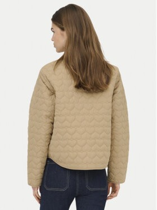 ONLY Kurtka przejściowa Heart 15366265 Beżowy Regular Fit