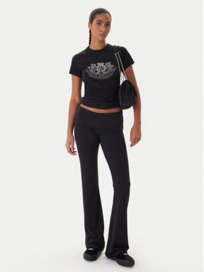 Juicy Couture T-Shirt JCGTK225015 Czarny Slim Fit