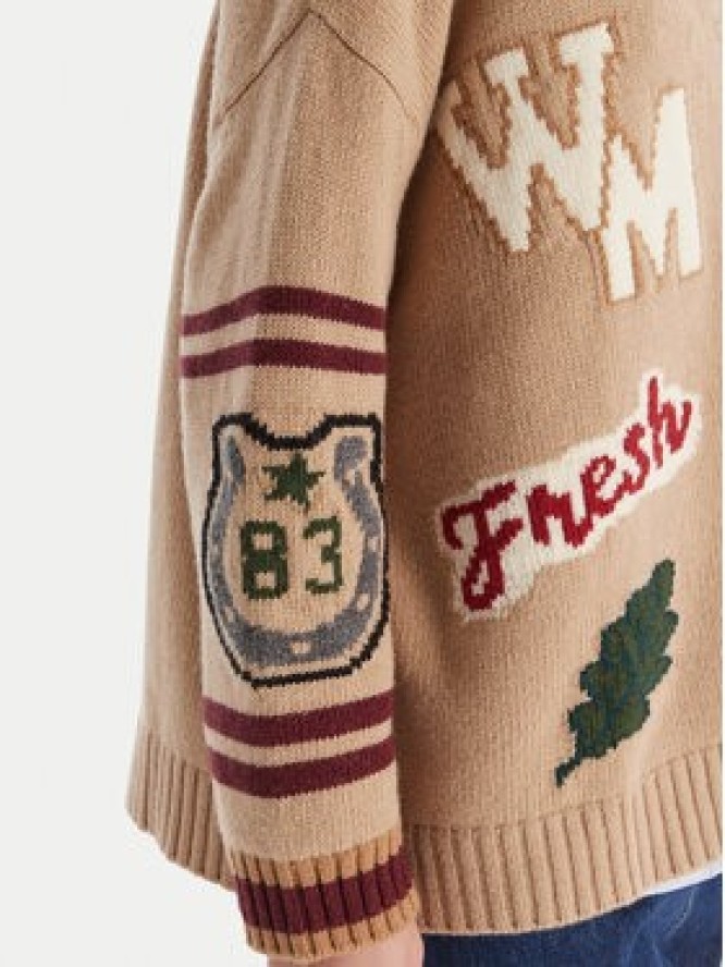 Weekend Max Mara Kardigan Belgio 2525346082 Beżowy Relaxed Fit