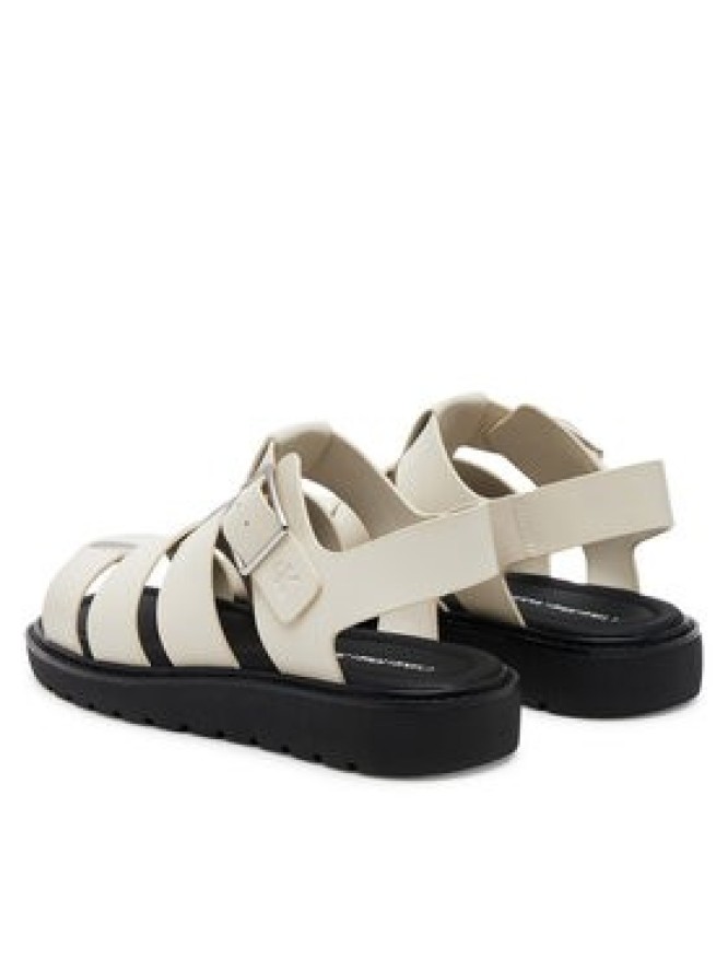 Calvin Klein Jeans Sandały Sq Molded Sdl Fisherman Mg Wn YW0YW01700 Écru