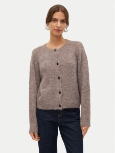 Vero Moda Kardigan Novah 10320496 Brązowy Regular Fit