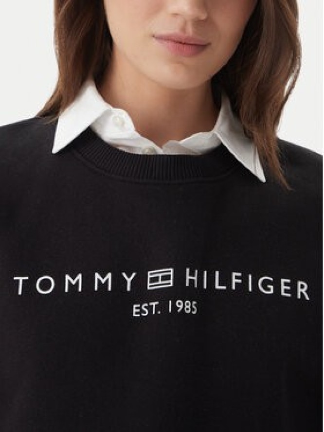 Tommy Hilfiger Bluza WW0WW47831 Czarny Regular Fit
