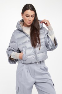 Kurtka damska z naturalnym pierzem PESERICO