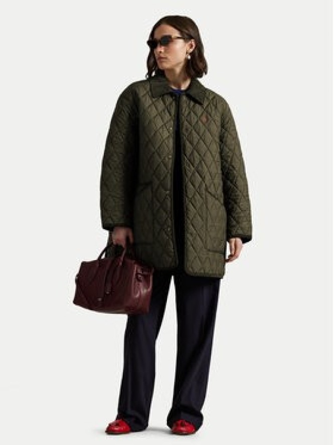 Polo Ralph Lauren Kurtka przejściowa 211971180002 Zielony ciemny Oversize
