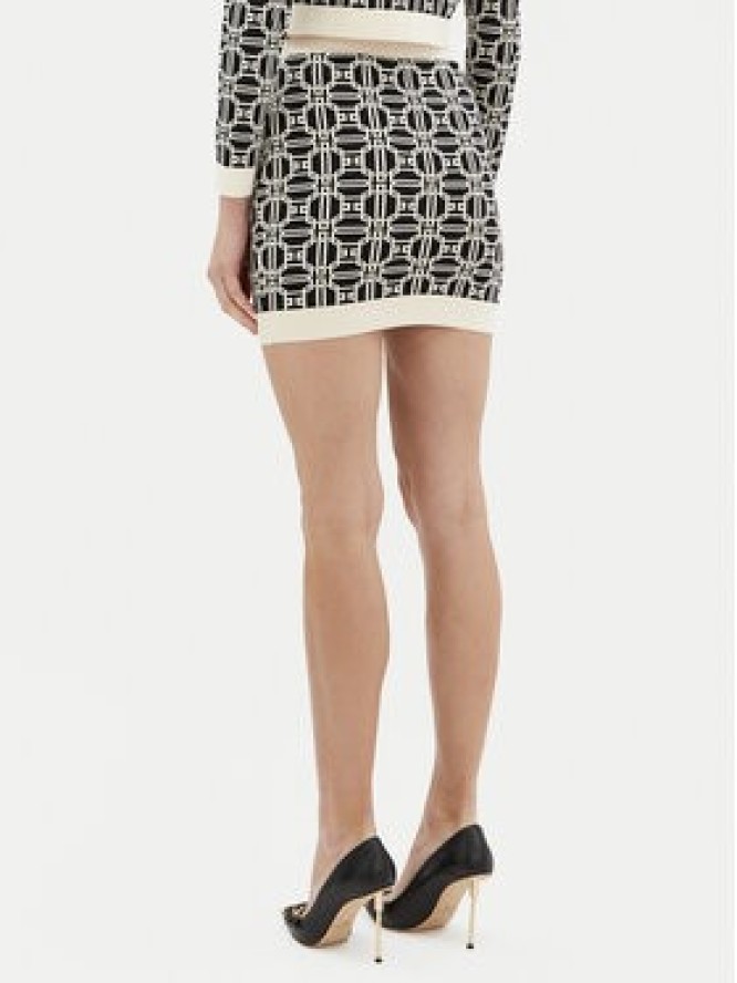 Elisabetta Franchi Spódnica mini GK-04B-47E2-V260 Czarny Slim Fit
